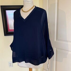 Marc New York Navy blue M ladies top